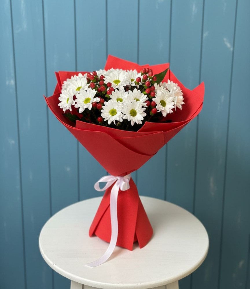 Букет цветов из: Хризантемы в Донино