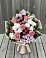 Букет цветов из: Альстромерии, Гвоздики, Розы и Хризантемы в Донино