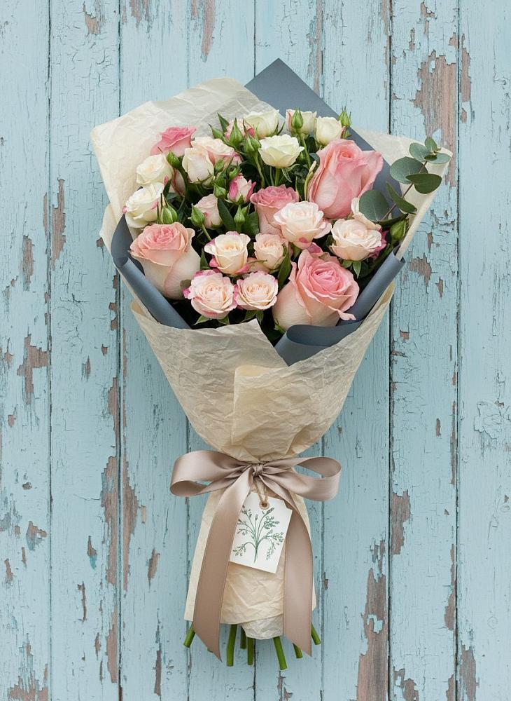 Букет цветов из: Розы в Донино