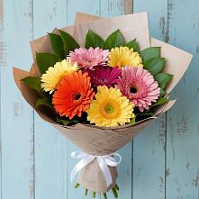 Букет цветов из:  Герберы в Донино
