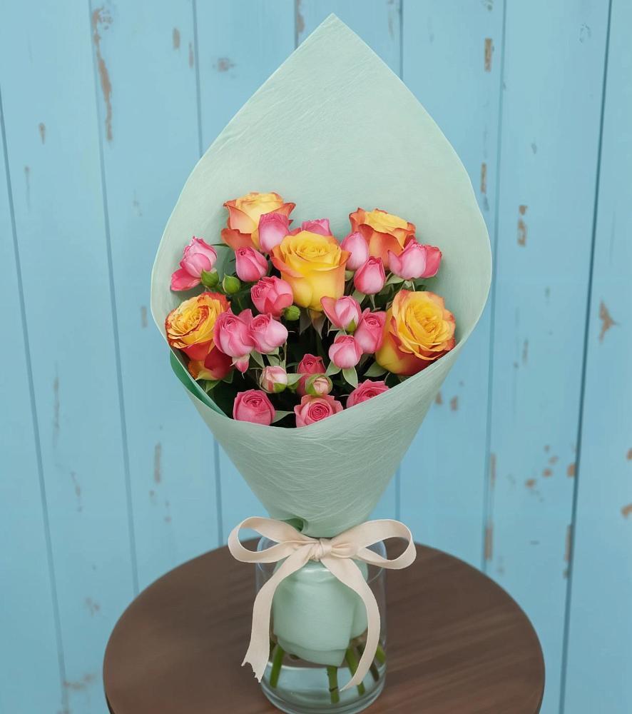 Букет цветов из: Розы в Донино