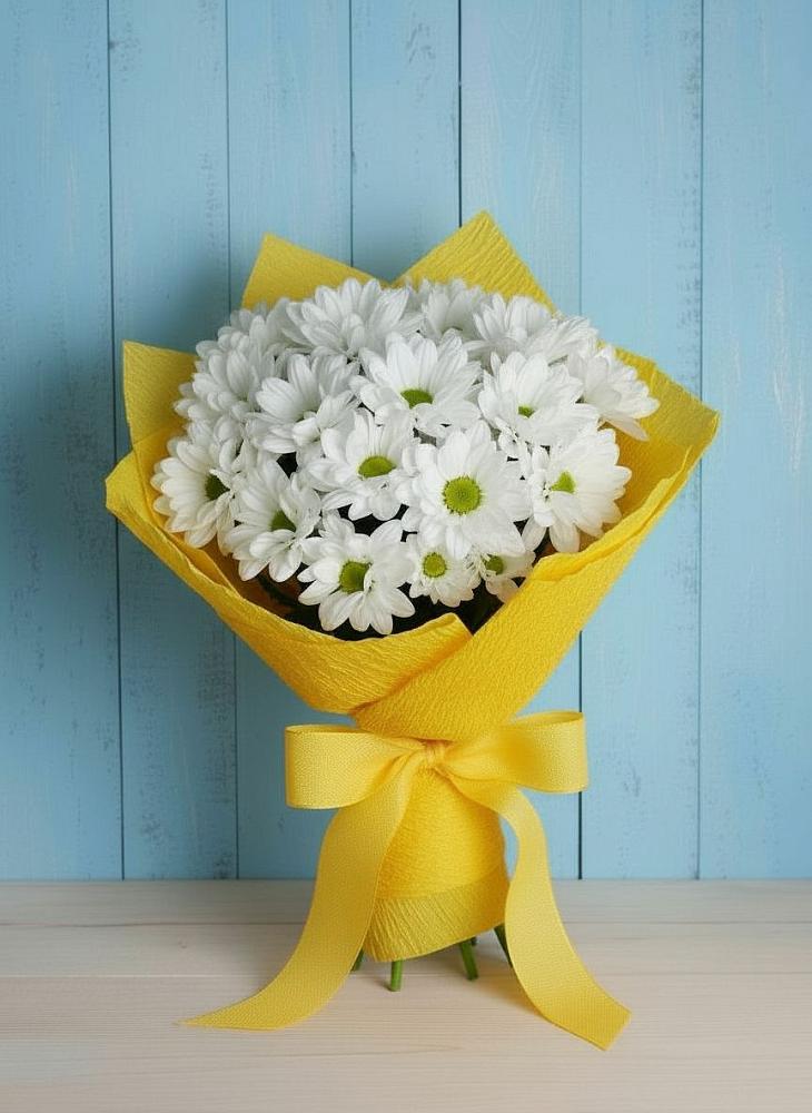 Букет цветов из: Хризантемы в Донино