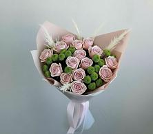 Букет цветов из:  Розы и Хризантемы в Донино