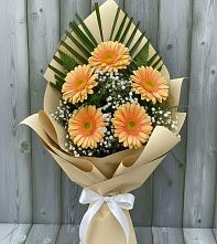 Букет цветов из:  Герберы в Донино